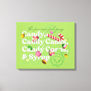Elf the Movie The Four Main Food Groups Canvas Print