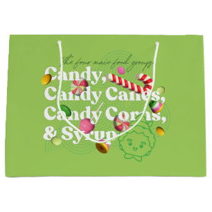 Elf the Movie The Four Main Food Groups Large Gift Bag