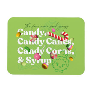 Elf the Movie The Four Main Food Groups Magnet