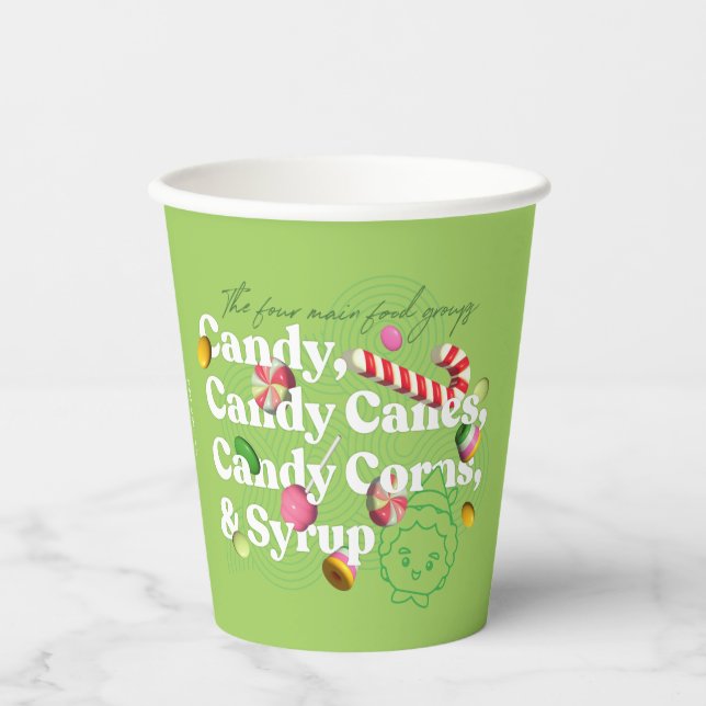 Elf the Movie | The Four Main Food Groups Paper Cups (Front)