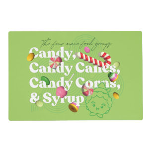Elf the Movie   The Four Main Food Groups Placemat