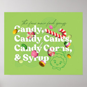 Elf the Movie   The Four Main Food Groups Poster