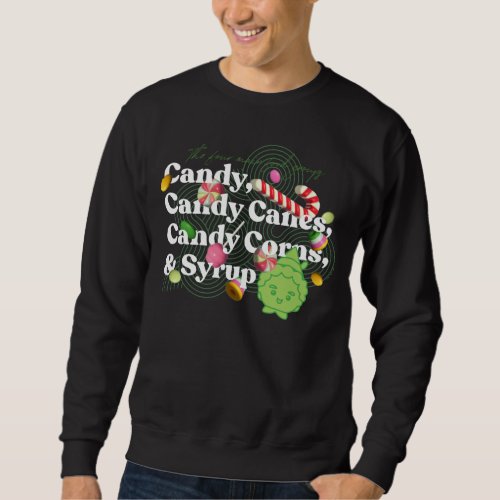 Elf the Movie  The Four Main Food Groups Sweatshirt