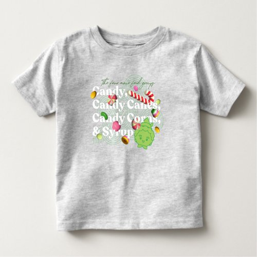 Elf the Movie  The Four Main Food Groups Toddler T_shirt