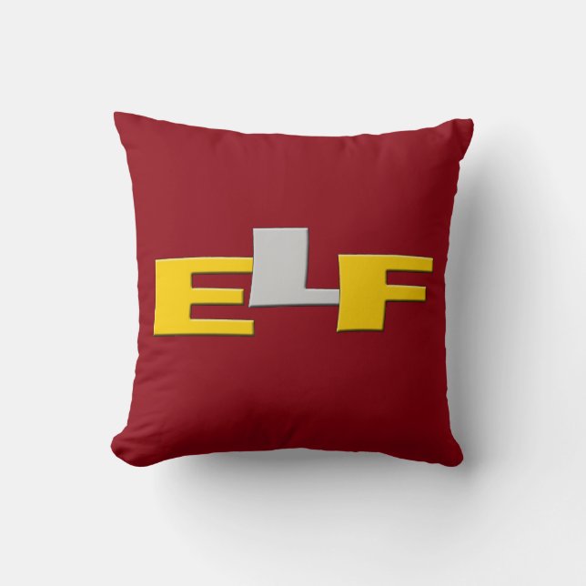 Elf Throw Pillow (Front)