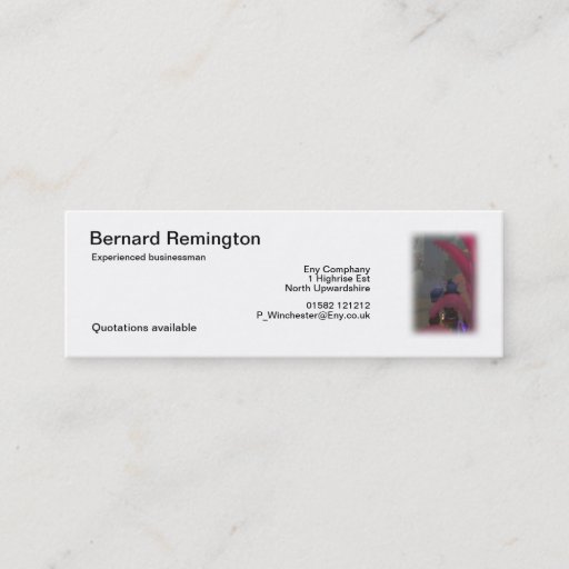 Customizable Elf traveller business card template