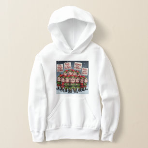 Elf Uprising: Santa’s Workshop on Strike Hoodie