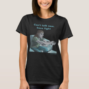Elf Video Gamer Boss Fight Fantasy Art Shirts