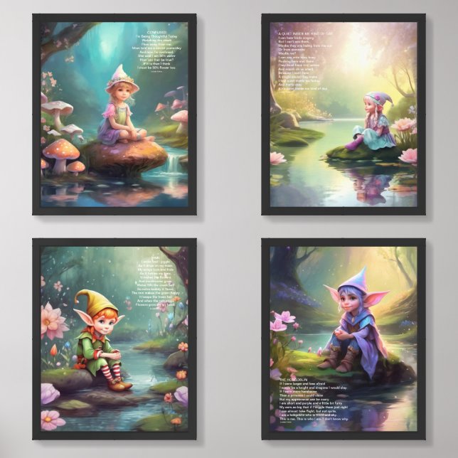 Elf Wall Art Sets (Front)