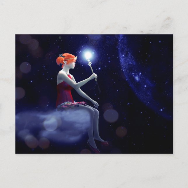 Elf Wand Postcard (Front)