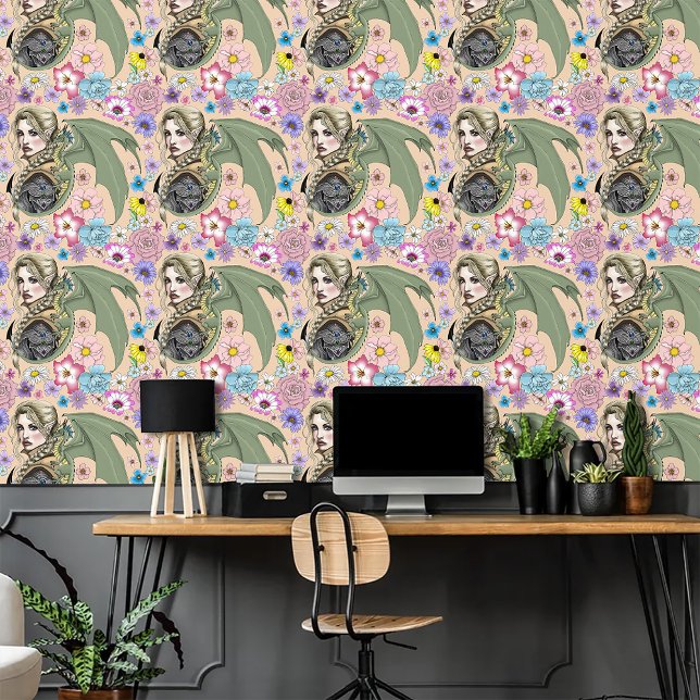 Elf Warrior Dragon Fantasy  Wallpaper (Creator Uploaded)