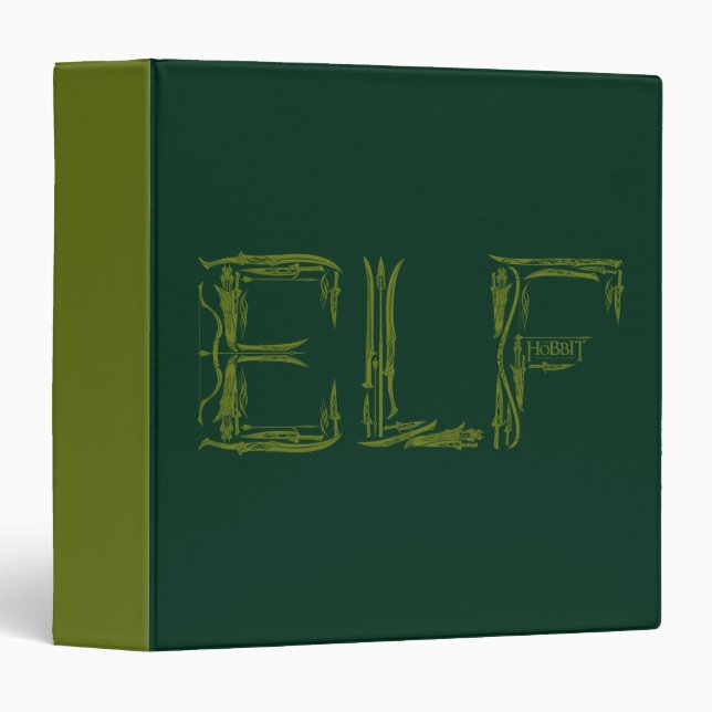 Elf Weapons Collage Binder (Front/Spine)