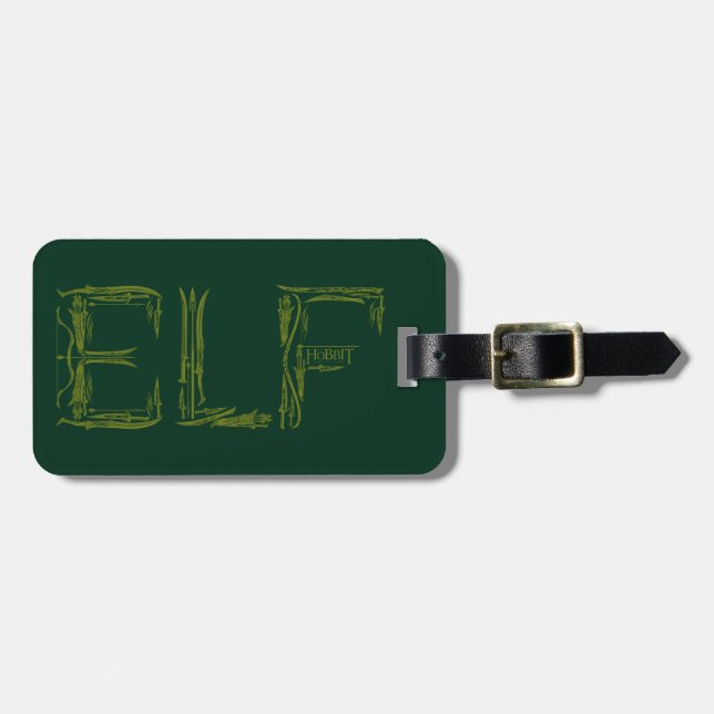 Elf Weapons Collage Luggage Tag (Front Horizontal)