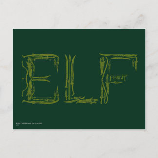 Elf Weapons Collage Postcard