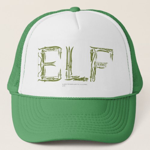 Elf Weapons Collage Trucker Hat