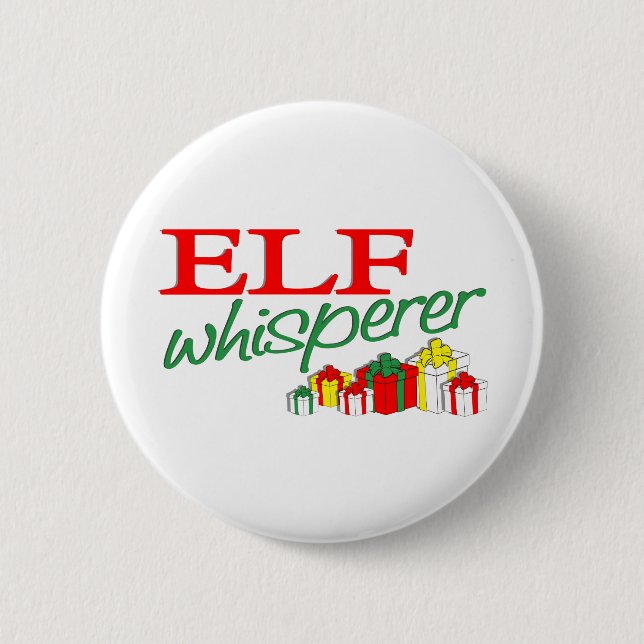 Elf Whisperer Pinback Button (Front)