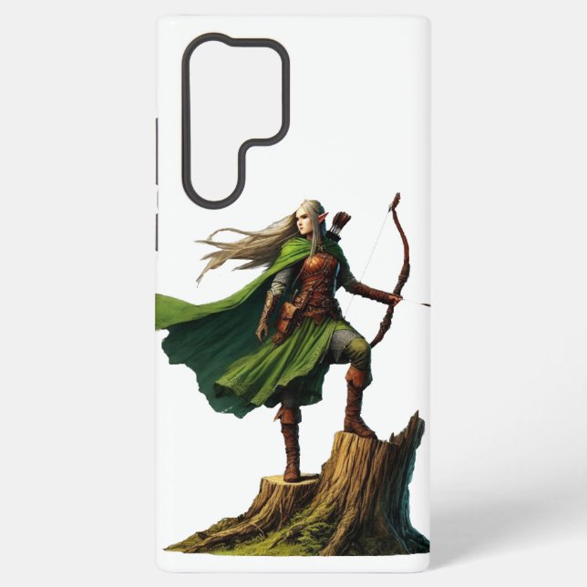 Elf with Bow Samsung Galaxy Case (Back)