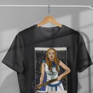 Elf With Crossbow Rpg Character T-Shirt