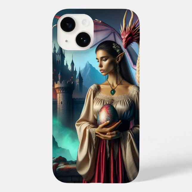 Elf with dragon egg Case-Mate iPhone case (Back)