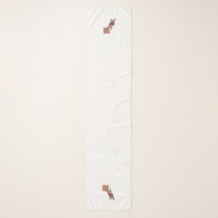 Elf With Polka Dot Gift longer scarf