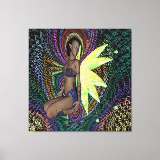 Elf Woman Canvas Print (Front)