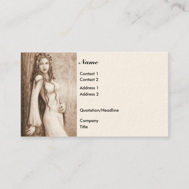 Elfa Business Card (Front)