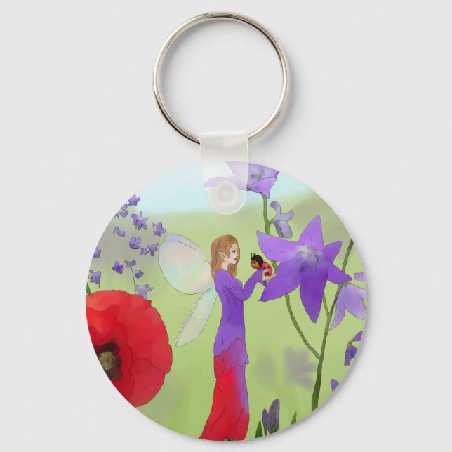 Elfe mit Käfer Keychain (Front)