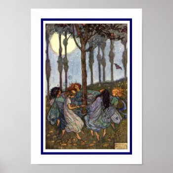 'elfin Dance' Poster by Vintagearian at Zazzle