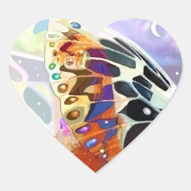 Elfin Heart Sticker (Front)