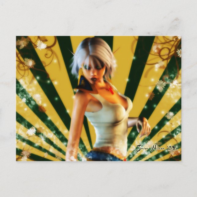 Elfin Model Theme of the Season Postcard (Front)