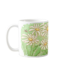 Elfleda and Kiwi in the daisies