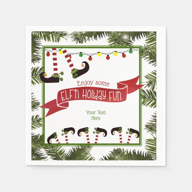 ELF'n Holiday Fun Napkins (Front)