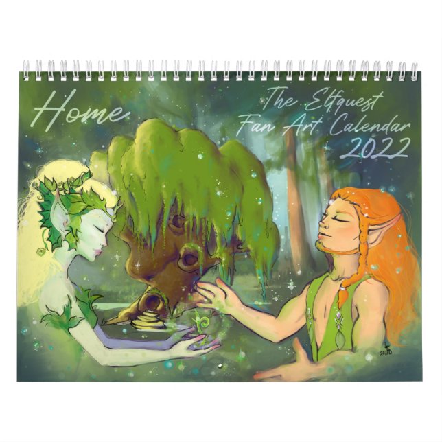 Elfquest 2022 Fan Art Calendar (Cover)