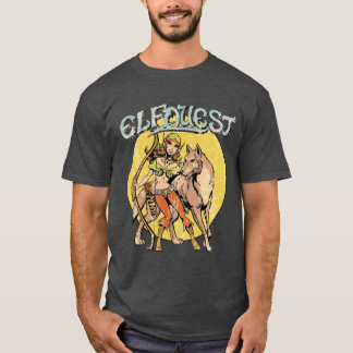 ElfQuest Vintage Nightfall Distressed gift family T-Shirt