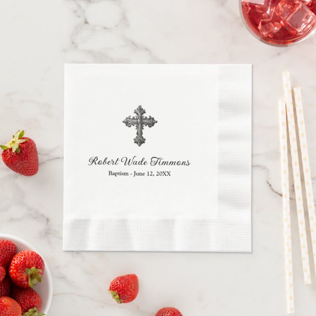 Elgant Baptism Personalized Napkins (Insitu)