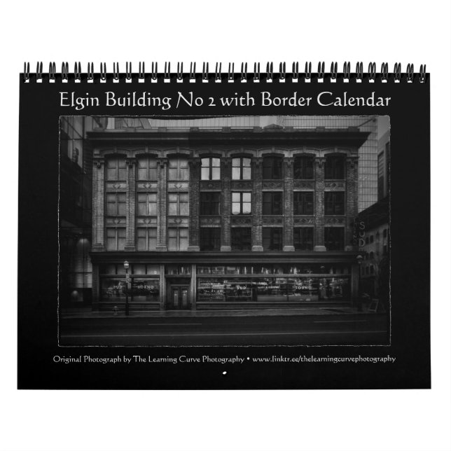 Elgin Building No 2 with Border Calendar (Cover)
