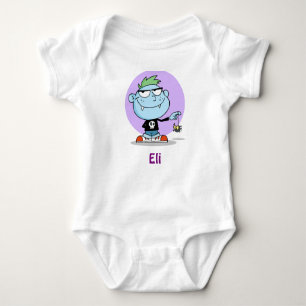 ELI baby boy name clothing personalised Baby Bodysuit