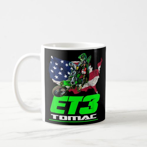 ELI ET3 TOMAC USA FLAG 450SX MOTOCROSS ET1 T_Shirt Coffee Mug