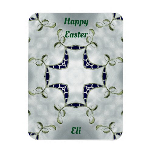 ELI  Green and Blue Easter  Magnet
