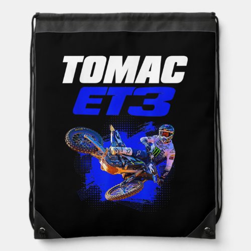 Eli Tomac 3 Tee  Drawstring Bag