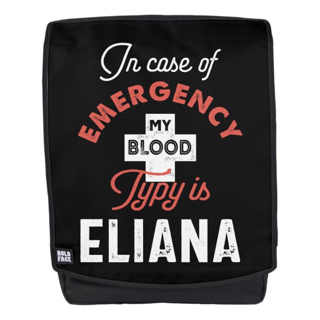 Eliana Name Backpack (Front)