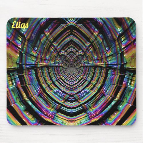 ELIAS  Multitude of Shades Fractal Pattern Mouse Pad
