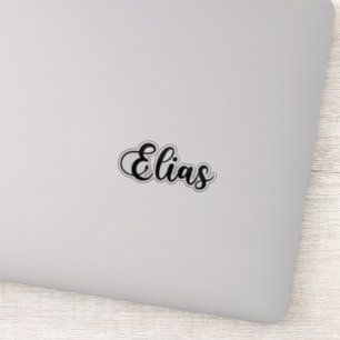 Elias Name - Handwritten Calligraphy Sticker