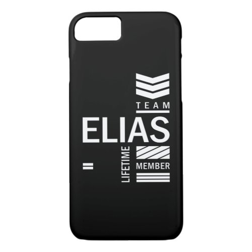 Elias Personalized Name Birthday Gift iPhone 87 Case
