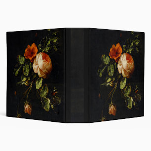 Elias van den Broeck, Still Life with Roses 3 Ring Binder