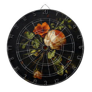 Elias van den Broeck, Still Life with Roses Dart Board