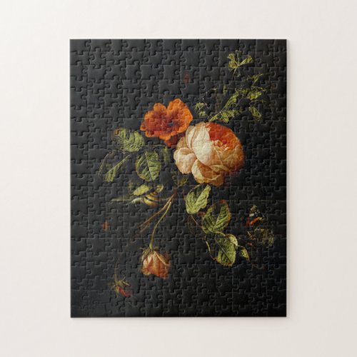 Elias van den Broeck Still Life with Roses Jigsaw Puzzle