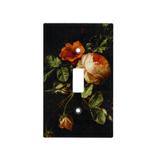 Elias van den Broeck, Still Life with Roses Light Switch Cover