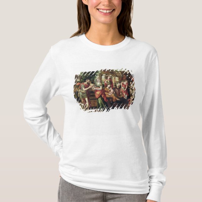 Eliezer and Rebecca at the Well, 1562 T-Shirt (Front)