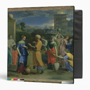 Eliezer and Rebecca at the Well, 1648 (oil on canv Binder